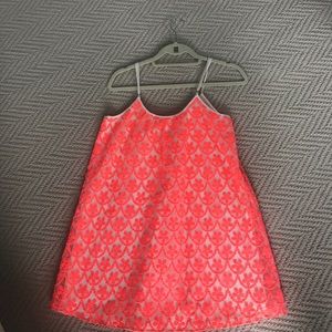 Bright pink/orange women’s dress worn only once